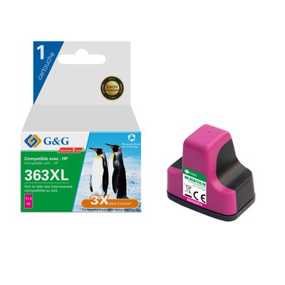 6937173407586-Cartouche compatible HP 363 - magenta - G&G--0