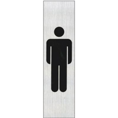 40582566-Pickup - Plaque de signalisation - 165 x 44 mm - hommes (vertical)--0