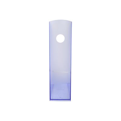 9002493116535-Exacompta Mag-Cube - Porte-revues bleu translucide-Avant-1