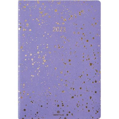 3664447126623-Agenda Céleste - 1 semaine sur 2 pages - 17 x 24,5 cm - lilas - Oberthur-P_405120314_1-0