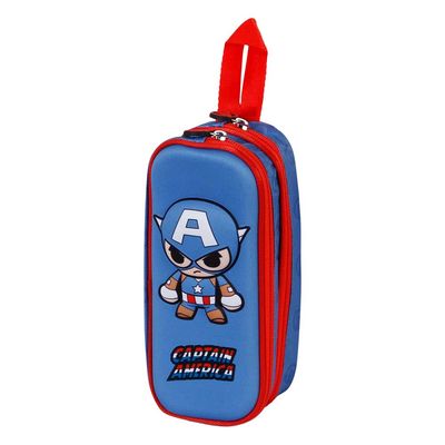 8445118045307-Karactermania - Trousse 2 compartiments - 3D Captain America Bobblehead-P_405181908_1-0