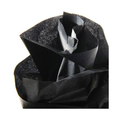 3148959926716-Canson Art & Crafts - Papier - Rouleau (50 cm x 5 m) - noir - 20 g/m² - papier en soie (pack de 10)--0