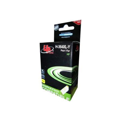 3584770888039-Cartouche compatible HP 364XL - jaune - Uprint-Angle droit-0