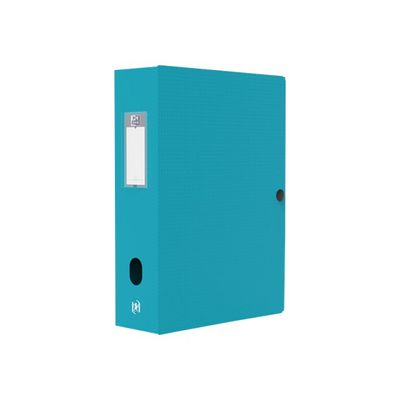 3045058207022-Oxford Memphis - Boîte de classement plastique - dos 80 mm - disponible dans différentes -Angle gauche-4