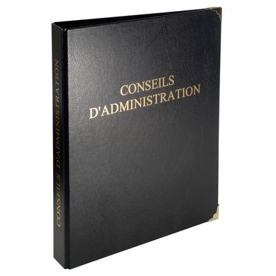 3157406749365-Exacompta - Reliure registre Conseils d'administration - 32 x 26 cm - 4 anneaux avec recharge 100 feuil--1