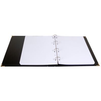 3157406749365-Exacompta - Reliure registre Conseils d'administration - 32 x 26 cm - 4 anneaux avec recharge 100 feuil--2