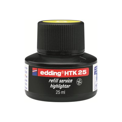 4004764786756-edding HTK 25 - Recharge d'encre pour surligneur - vert clair-Avant-0