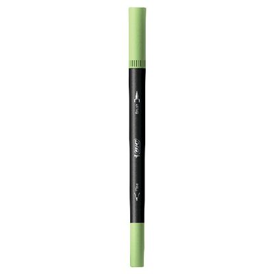 3086123681323-BIC Intensity Dual Tip - 6 Feutres de coloriage double pointe pinceau - couleurs pastels assorties--7