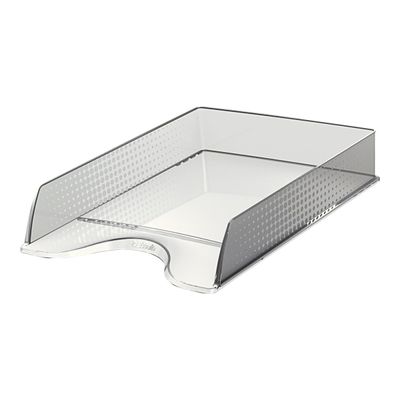 4049793018362-Esselte Fusion - Corbeille à courrier cristal-Angle droit-0