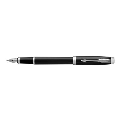 3501179316512-Parker IM - Stylo plume noir CT - pointe moyenne-Avant-4