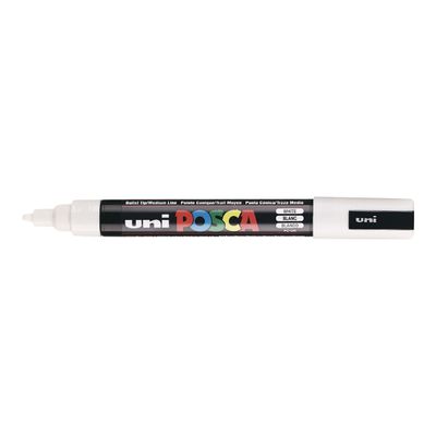 4902778916254-Posca - Marqueur peinture pointe moyenne - blanc-Angle gauche-0
