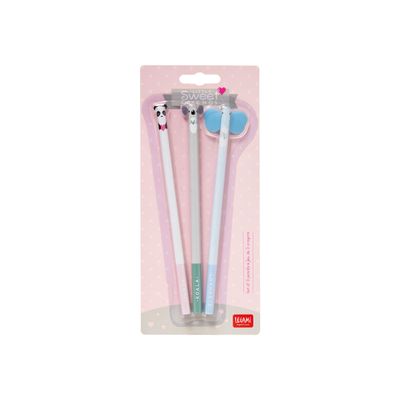 0404000035787-Legami - 3 crayons animaux-Avant-2