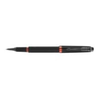 0404051330954-Parker IM Essential Vibrant Rings - Roller noir/orange - pointe fine-Angle gauche-0