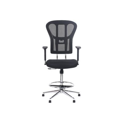 3701338800788-Siège technique TANET - fauteuil haut - hauteur réglable jusqu'à 71 cm - accoudoirs règlable en hauteur - repose-pieds - do-Avant-0