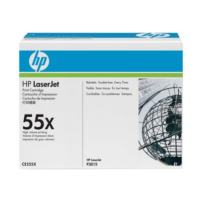 0885631277102-HP 55X - Pack de 2 - noir - cartouche laser d'origine-Avant-2