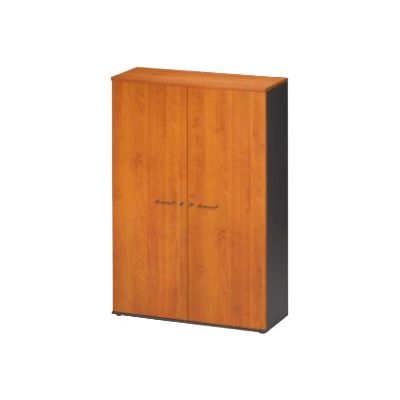 3483600741097-Armoire haute JAZZ+ - L120 x H183 x P48 - 2 portes - 4 étagères - Aulne-Angle droit-0