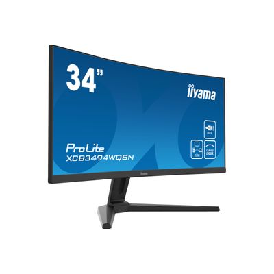 4948570118700-iiyama ProLite XCB3494WQSN-B1 - écran LED 34" - incurvé - HDR-Angle gauche-5