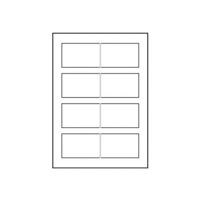 4004182032749-Avery Quick&Clean - 100 cartes de visite pliées - 54 x 84 mm-Avant-1