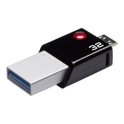 3126170129536-EMTEC Mobile & Go OTG T200 - clé USB - 32 Go-Angle gauche-0