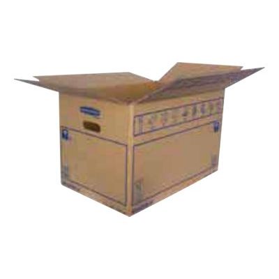 0400794357258-10 Cartons déménagement 67L - Bankers Box SmoothMove Fellowes-Angle gauche-1