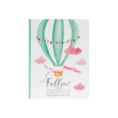 8054320565482-Legami - Carnet de notes - B5 - 100 pages - ligné - air balloon-Avant-0