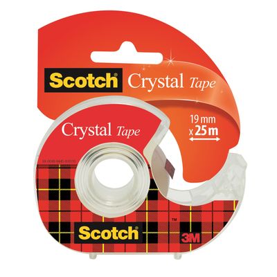 0400000619255-Scotch Crystal - Ruban adhésif - 19 mm x 25 m - transparent--0