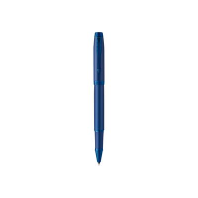 3026981729652-Parker IM Monochrome - Roller bleu - encre noire-Angle gauche-0