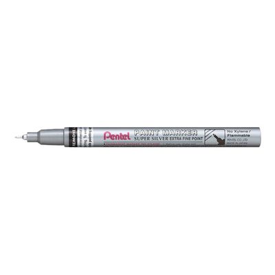 2012349371039-Pentel Paint - Marqueur permanent - pointe extra fine - argent-Avant-0