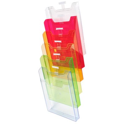 9002493104174-Exacompta - Trieur mural A4 vertical - 6 cases - arlequin transparent glossy--0
