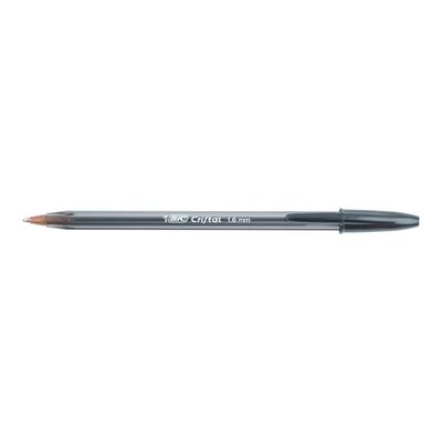 0400001283318-BIC Cristal - stylo à bille - noir-Angle gauche-1