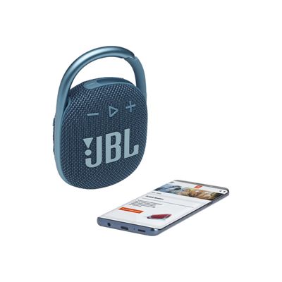 6925281979293-JBL Clip 4 - Mini enceinte sans fil - bluetooth - bleu-Angle gauche-6
