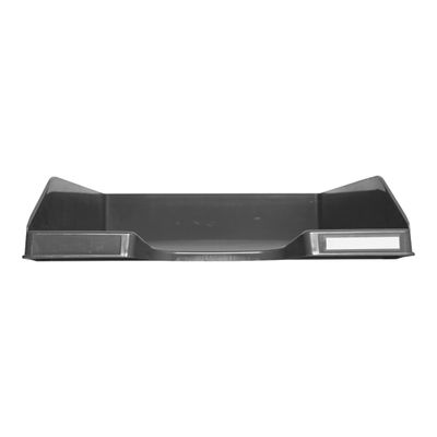 9002493019775-Exacompta COMBO Glossy - Corbeille à courrier gris anthracite-Avant-0