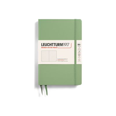 4004117635571-Leuchtturm1917 - Carnet de notes rigide B6+ - pointillés - vert sauge-Avant-0