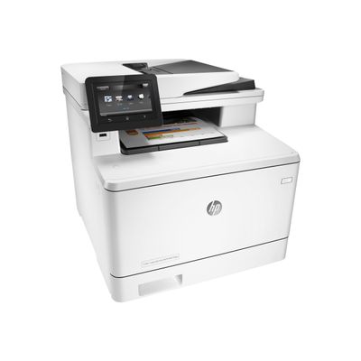 888793383537-HP Color LaserJet Pro MFP M477fdw - imprimante multifonction - couleur - laser-Angle gauche-5
