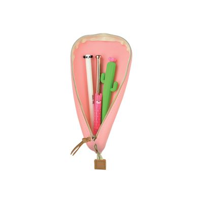 8051739306965-Legami Cute! - Trousse en silicone - rose-Avant-1