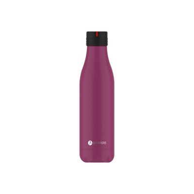 3614300022333-Les Artistes Paris - Gourde Bouteille isotherme 750 ml - violet - acier inoxydable-Avant-0