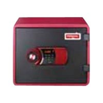 3700092258613-RESKAL FS-FU20 - Coffre-fort ignifuge à code - rouge-Avant-0