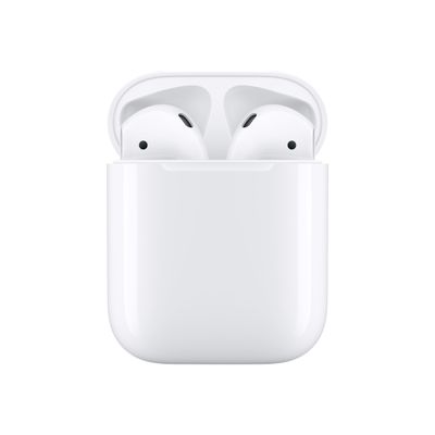 0190199098572-APPLE Airpods 2 - Ecouteurs sans fil bluetooth avec boitier de charge pour iPhone/iPad/Mac-Avant-0