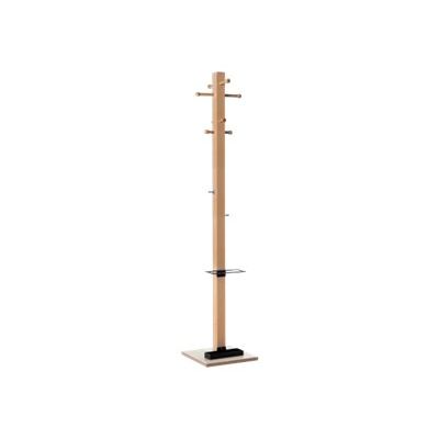 3660141260328-Porte-manteau avec porte parapluie EASYCLOTH - model B - noir-Avant-1