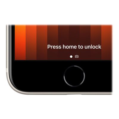 0194253015222-Apple iPhone SE 2022 (3e gen) - Smartphone - 5G - 256 Go - lumière stellaire-Gros plan-8
