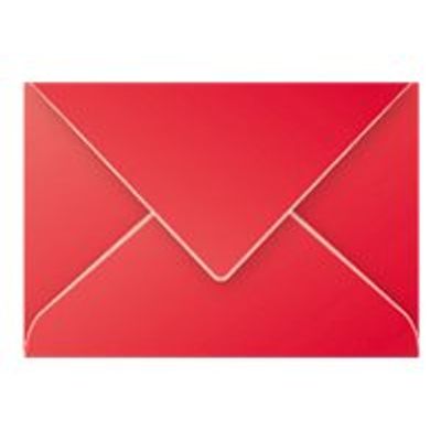 3329680055801-Pollen - 20 Enveloppes - 75 x 100 mm - 120 g/m² - rouge groseille-Avant-0