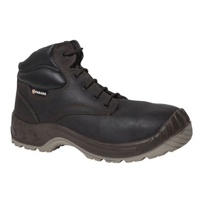 3371820200534-Chaussures de sécurité boots noir homme S3 NOUMEA 46-Angle gauche-0