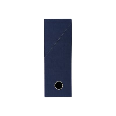 3130630895275-Exacompta - Boîte de transfert - dos 90 mm - toile bleu foncé-Avant-0