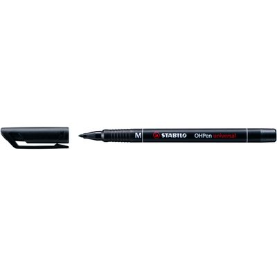 4006381115575-STABILO OHPEN - Marqueur permanent - pointe moyenne 1 mm - noir--0