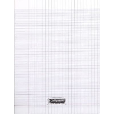 2012348144887-Calligraphe 8000 - Cahier polypro A4 (21x29,7 cm) - 96 pages- grands carreaux (Seyes) - disponible dans diff--2