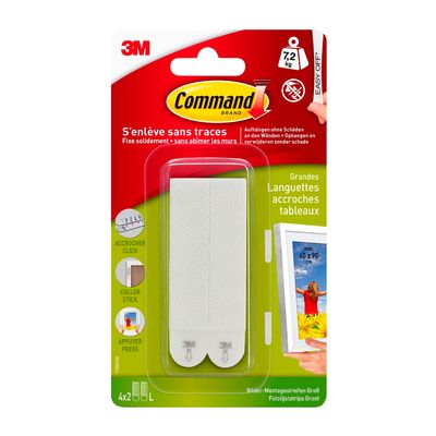 4046719466634-Command - Pack de 4 Languettes accroche tableaux blanches - larges--0