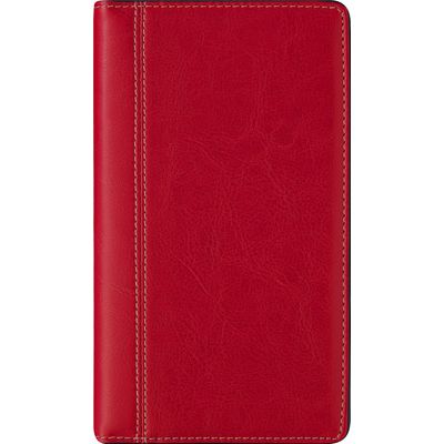 5412303136815-Agenda de poche spiralé Palermo Optivision - 1 semaine sur 2 pages - 9 x 16 cm - rouge - Brepols--0