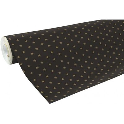 3329682013397-Clairefontaine Alliance - Papier cadeau - 70 cm x 50 m - 60 g/m² - motif Noël étoiles--0