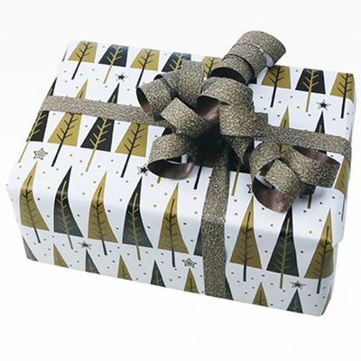 3329682013403-Clairefontaine Alliance - Papier cadeau - 70 cm x 50 m - 60 g/m² - motif Noël sapins--1