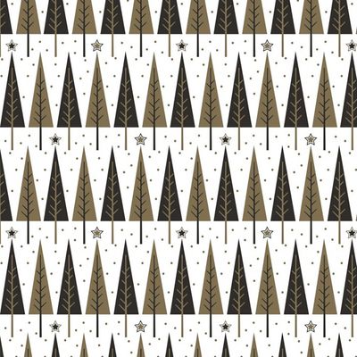 3329682013403-Clairefontaine Alliance - Papier cadeau - 70 cm x 50 m - 60 g/m² - motif Noël sapins--2